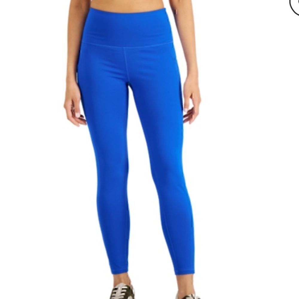 NWT Women's Compression High-Waist Side-Pocket 7/8 Length Leggings